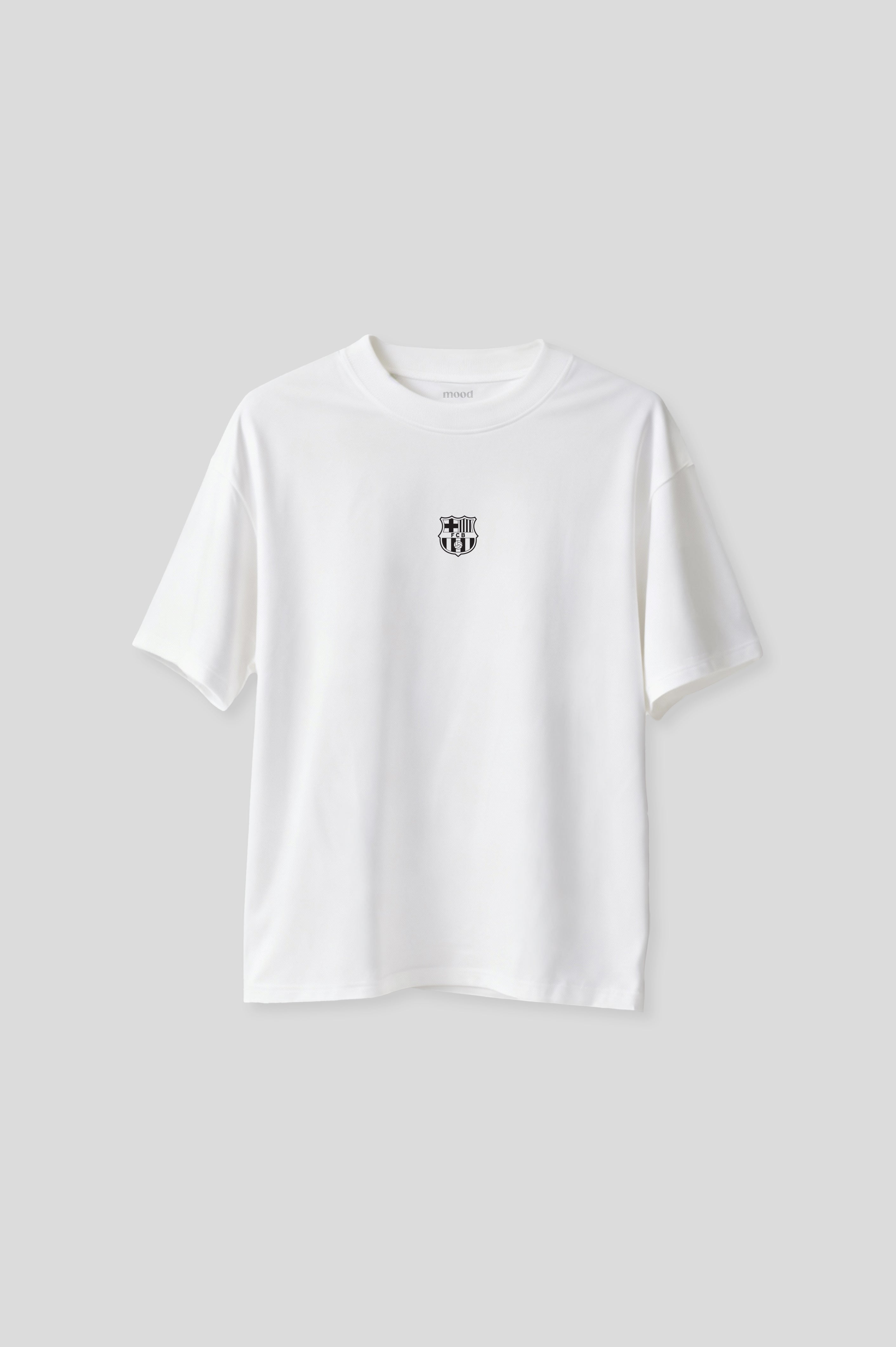 OVERSIZED BARCELONA WHITE T-SHIRT