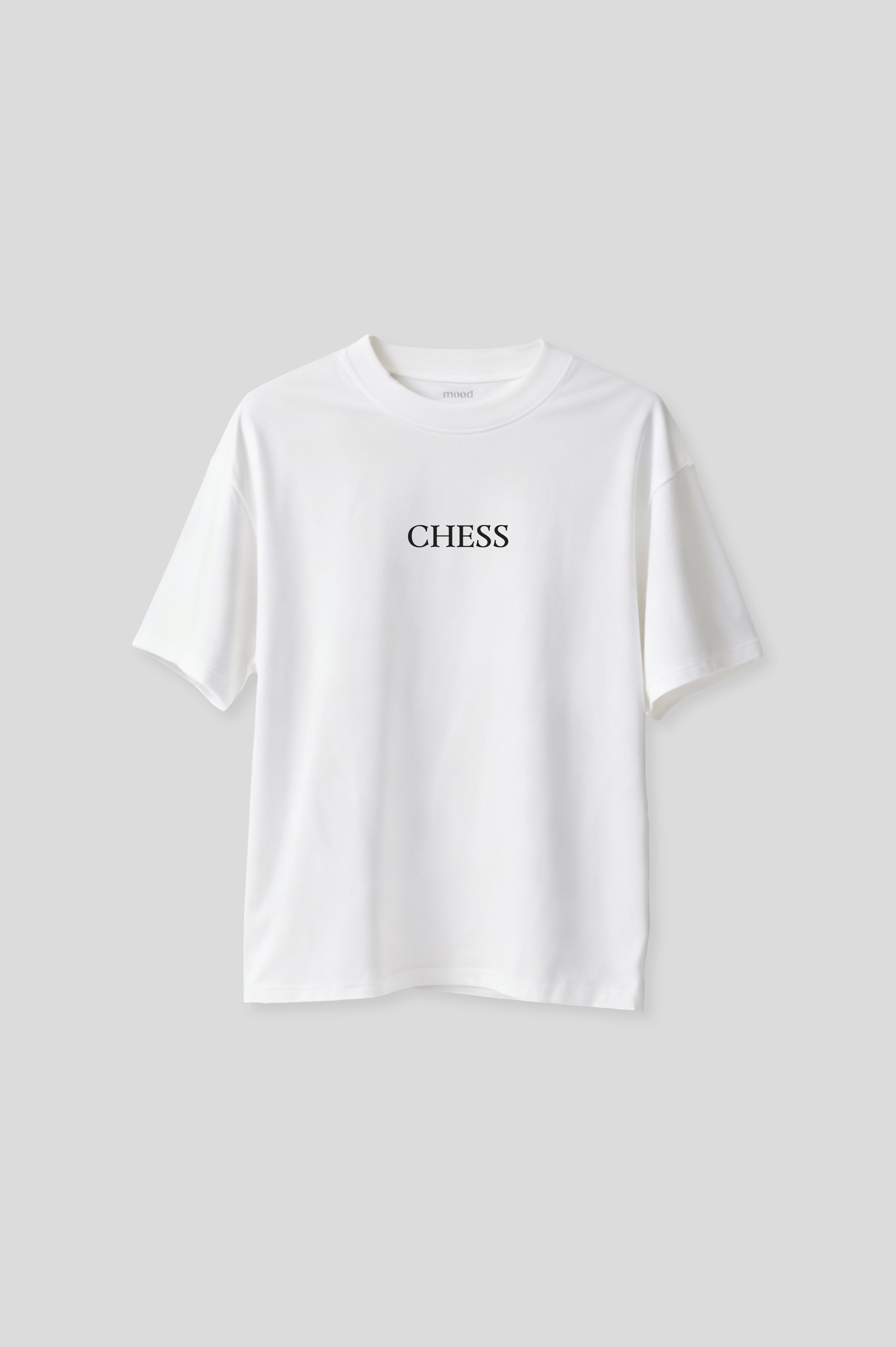 OVERSIZED CHESS WHITE T-SHIRT