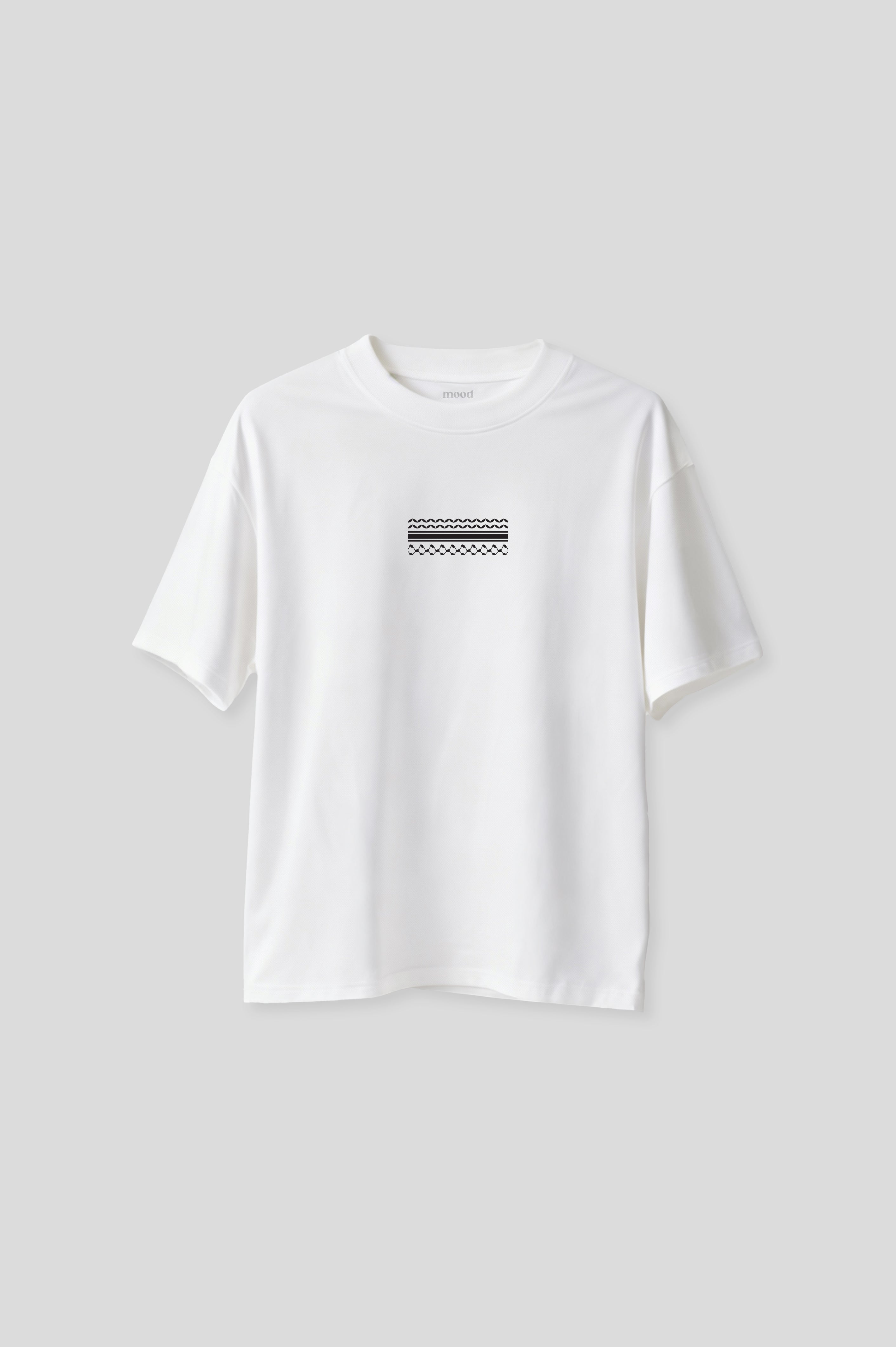 OVERSIZED PALESTINE WHITE T-SHIRT