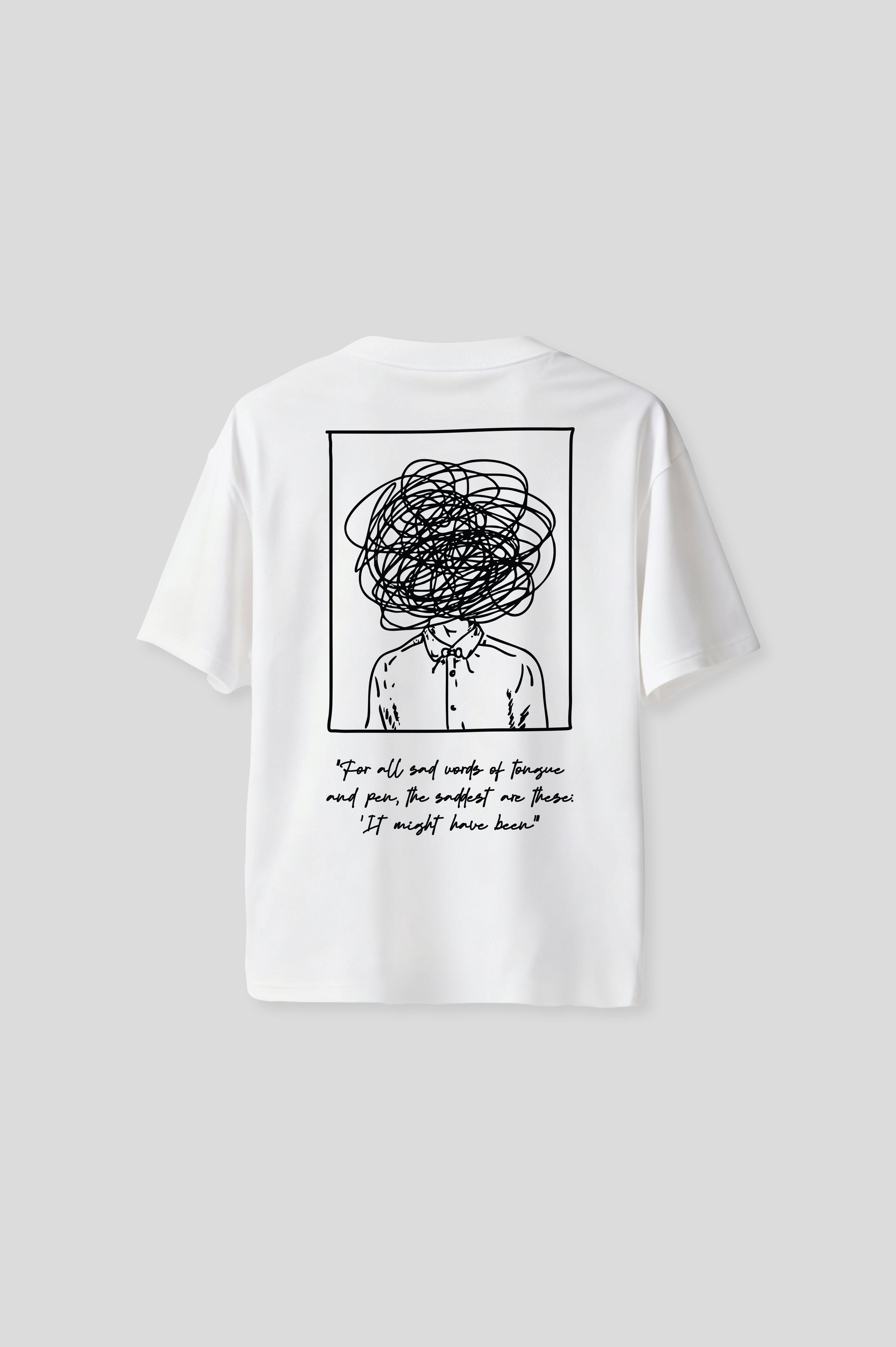 OVERSIZED I'M OK WHITE T-SHIRT