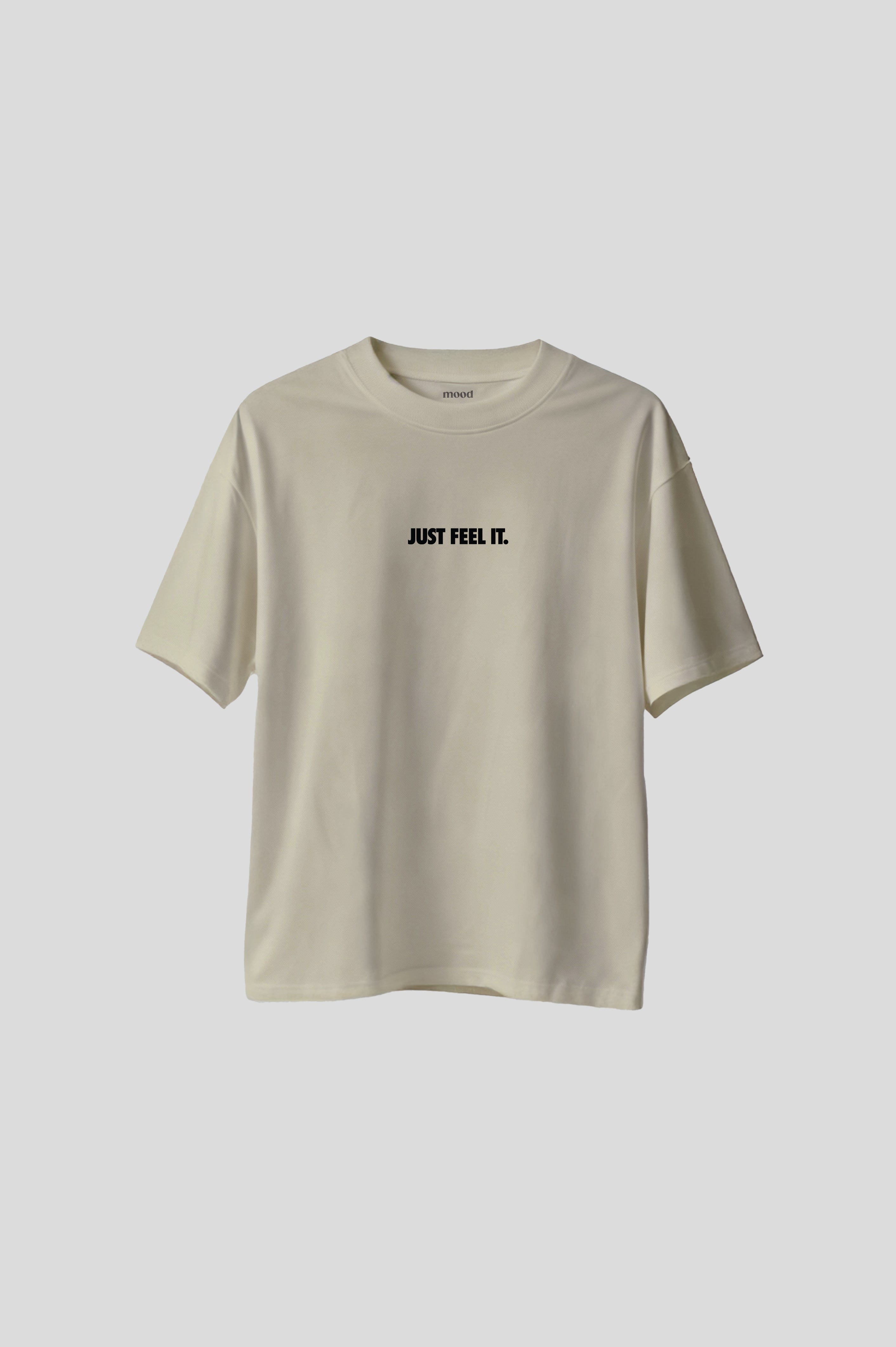 OVERSIZED GYM BEIGE T-SHIRT
