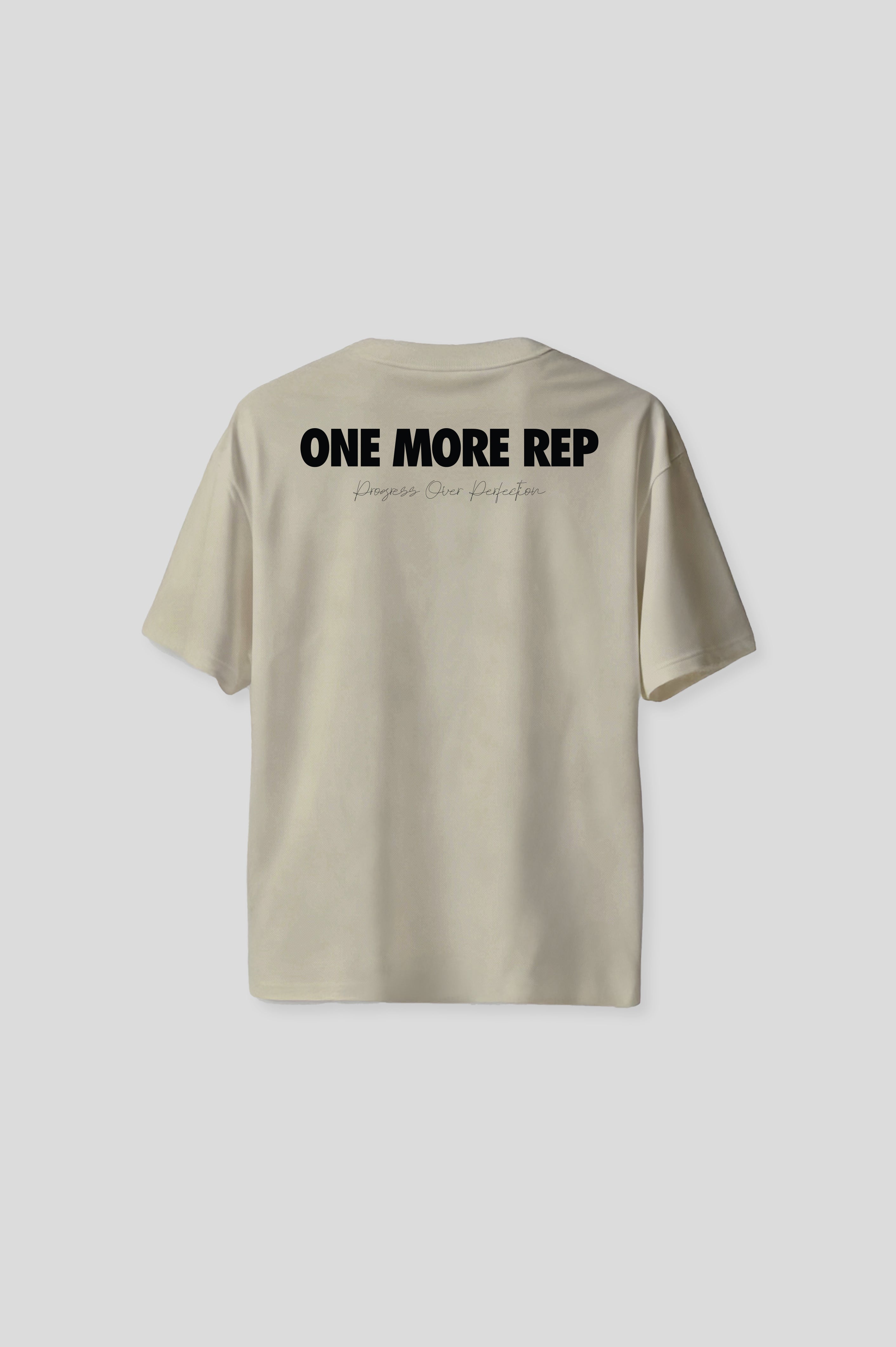 OVERSIZED GYM BEIGE T-SHIRT