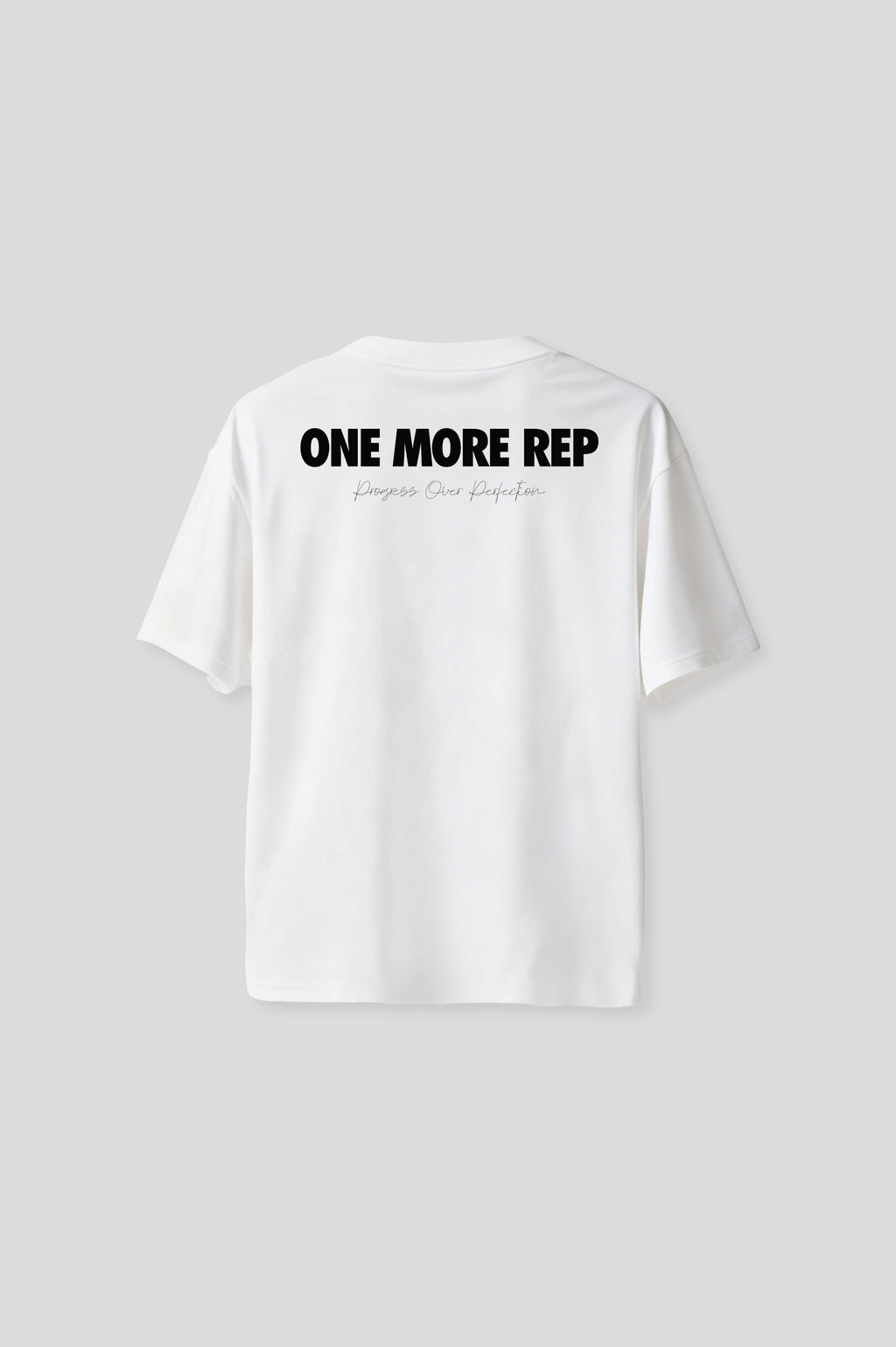 OVERSIZED GYM WHITE T-SHIRT