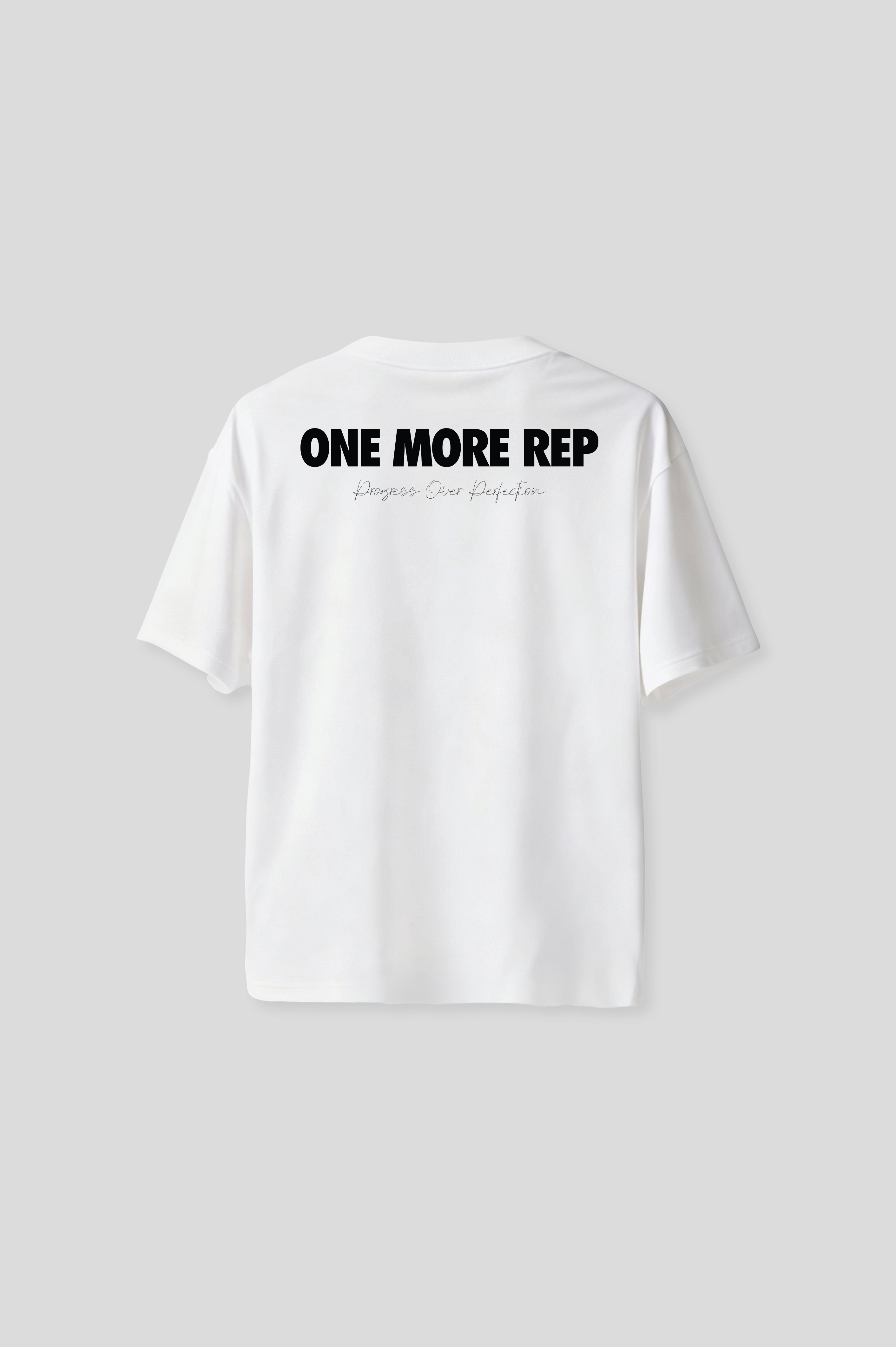 OVERSIZED GYM WHITE T-SHIRT