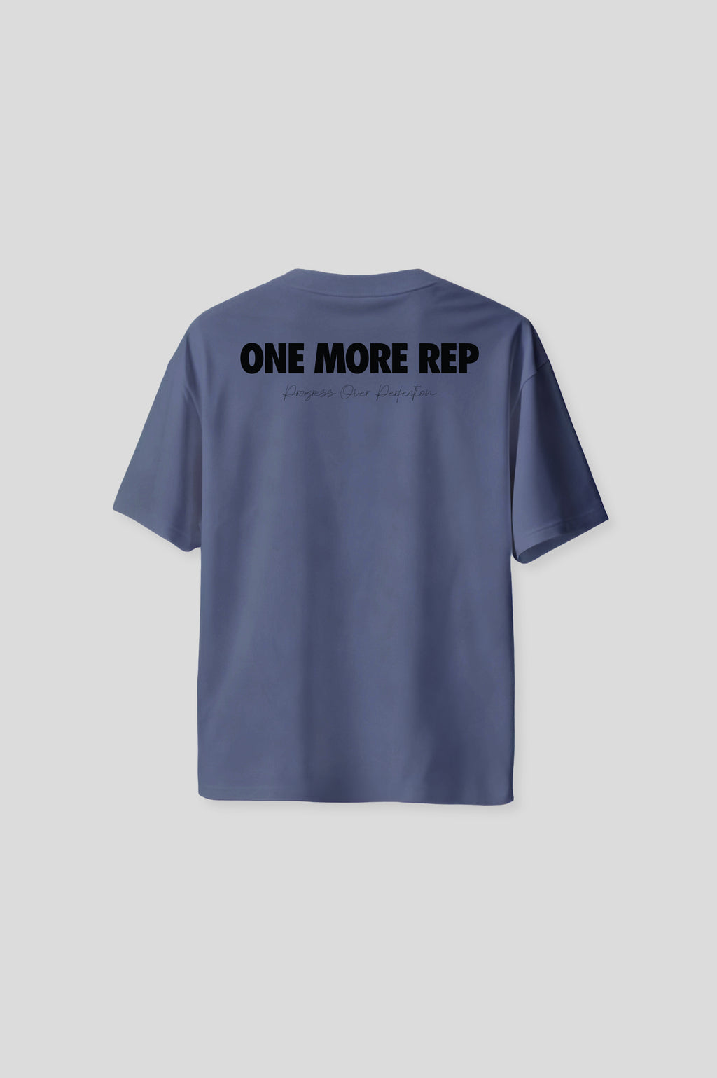 OVERSIZED GYM GRAY T-SHIRT