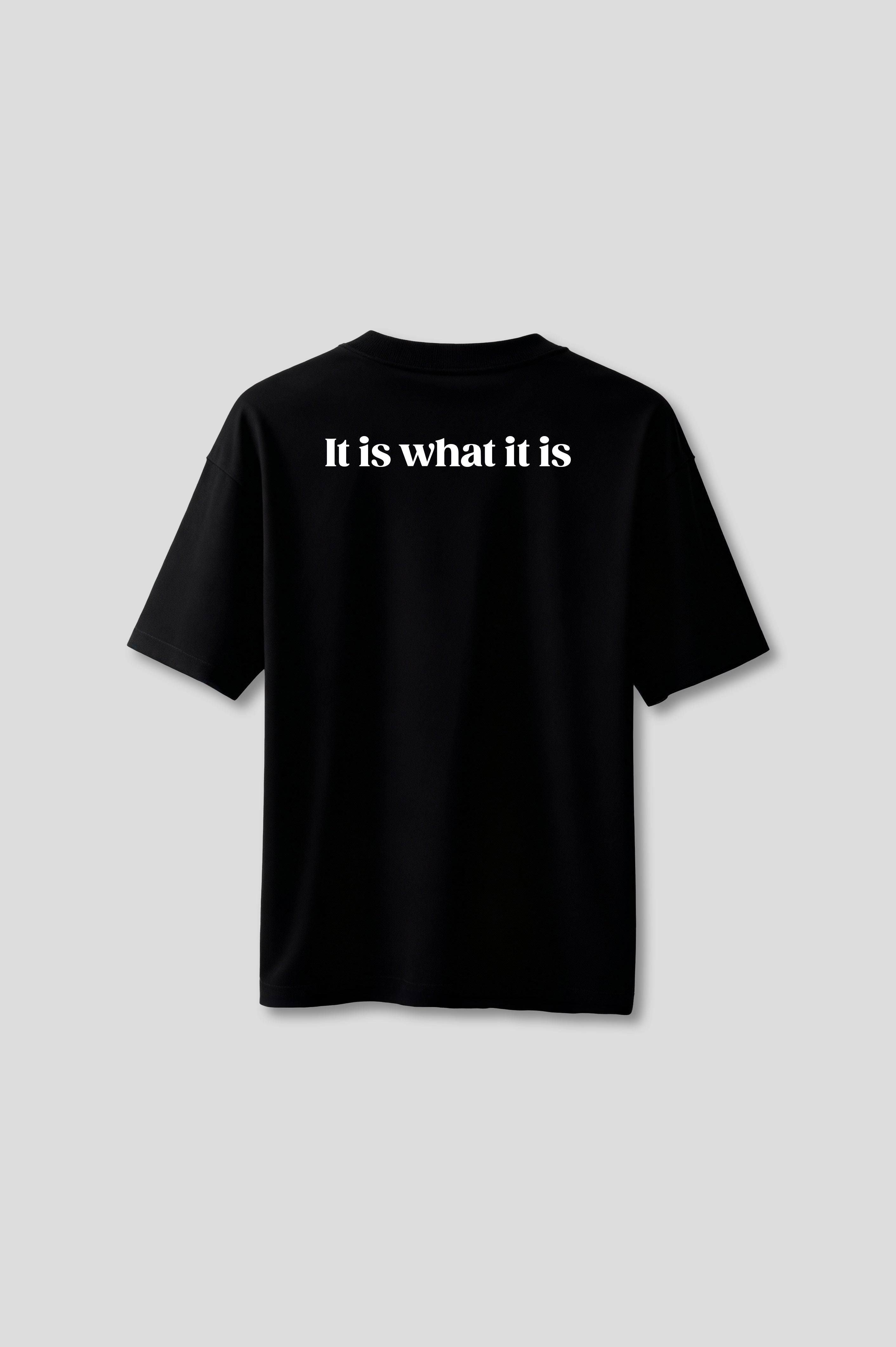 OVERSIZED MOD BLACK T-SHIRT