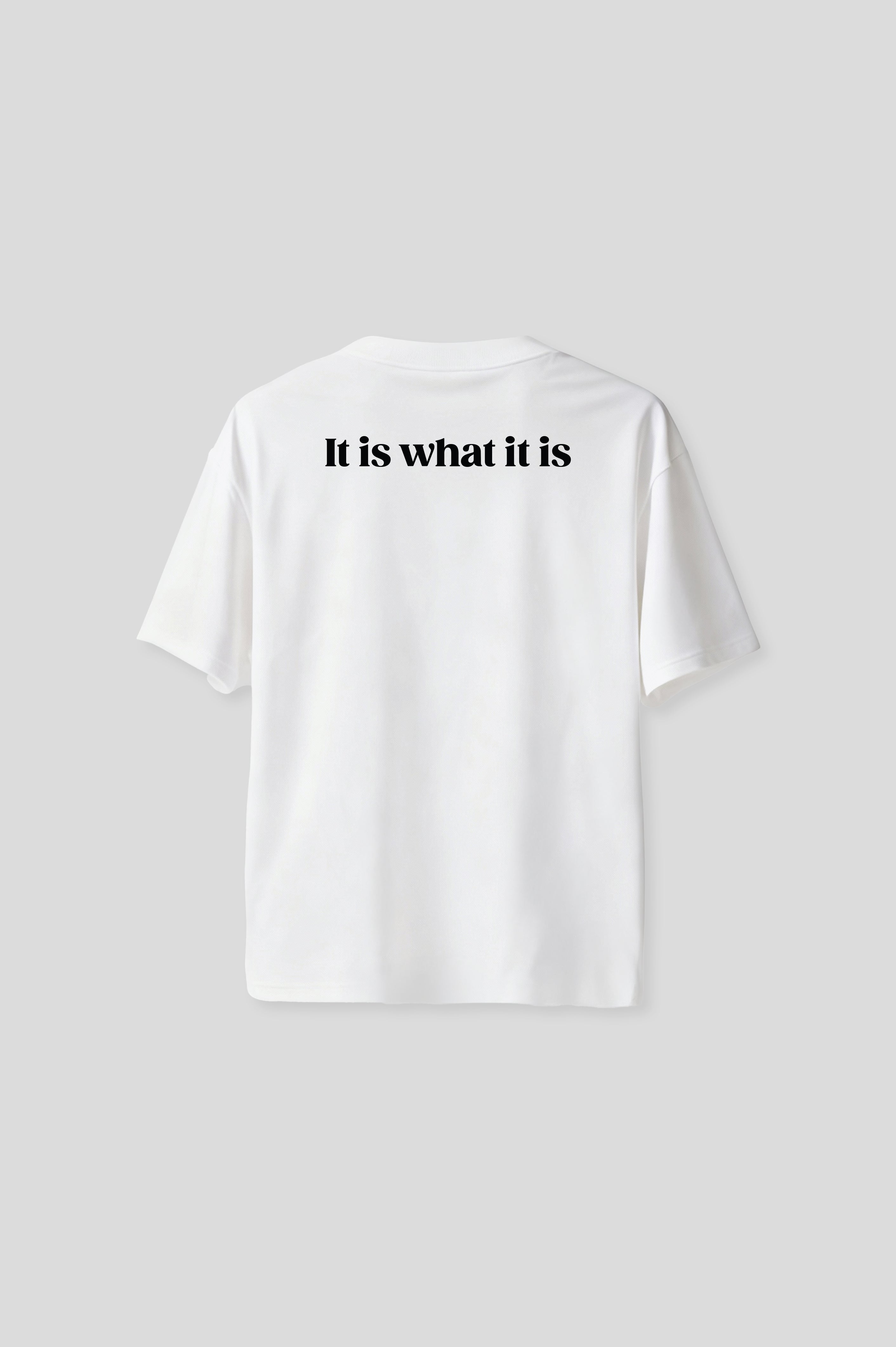 OVERSIZED MOD WHITE T-SHIRT