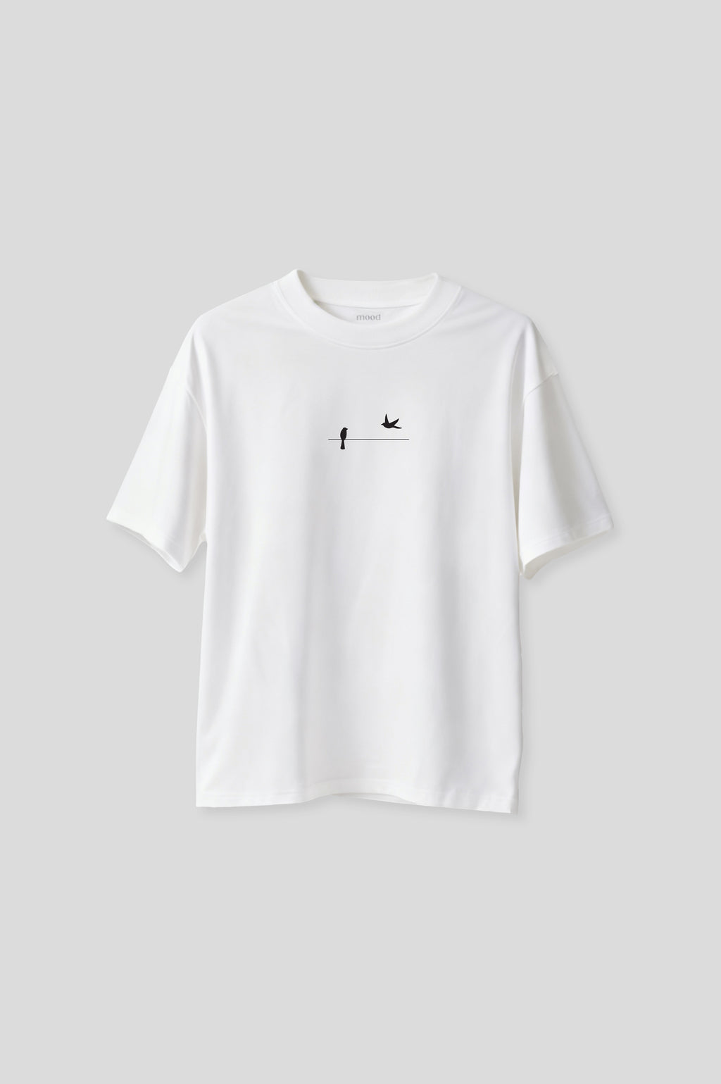 OVERSIZED BIRDS WHITE T-SHIRT