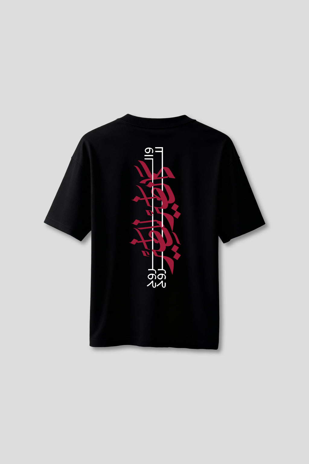 OVERSIZED BIRDS BLACK T-SHIRT