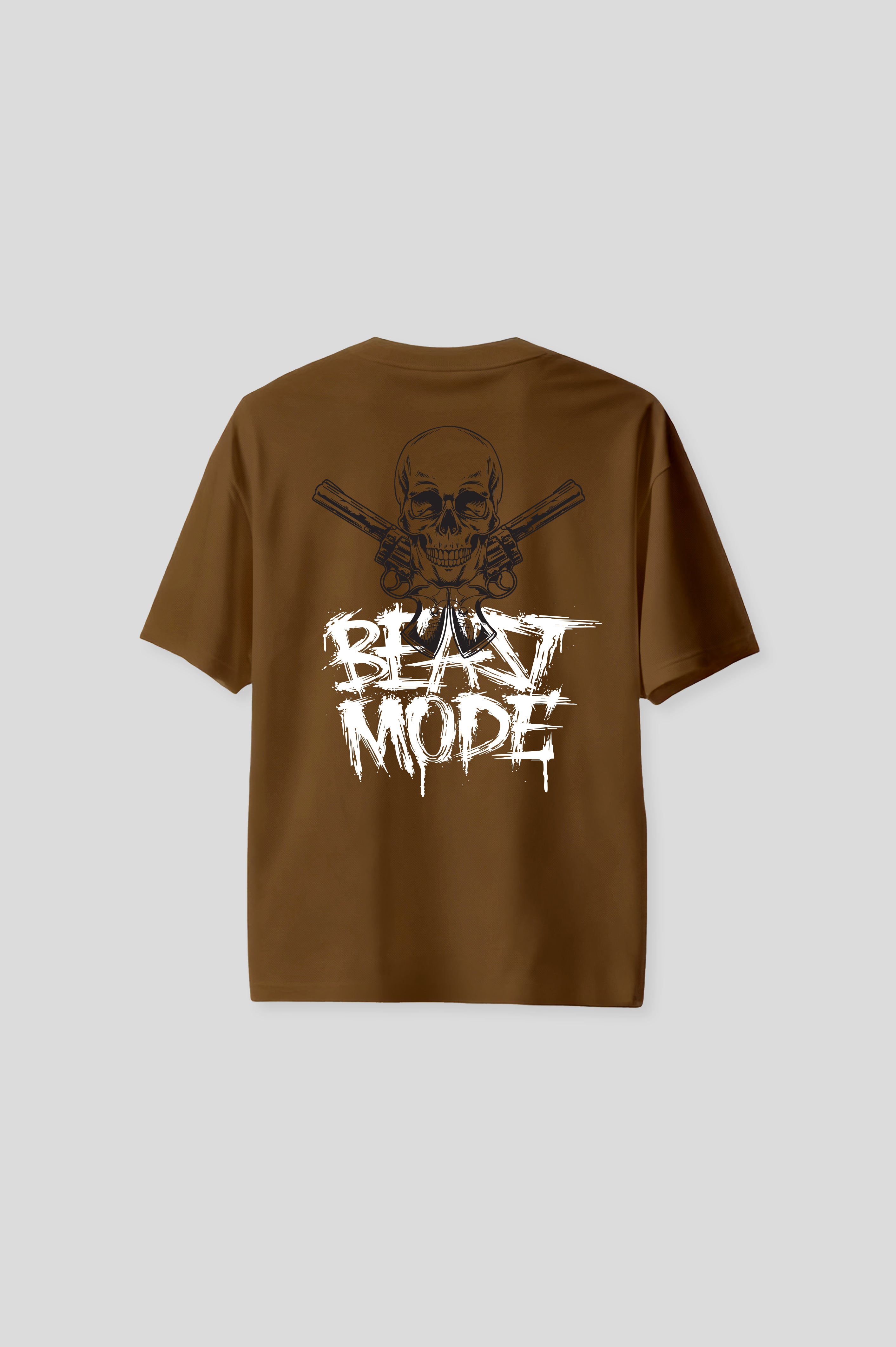 OVERSIZED RAGE BROWN T-SHIRT
