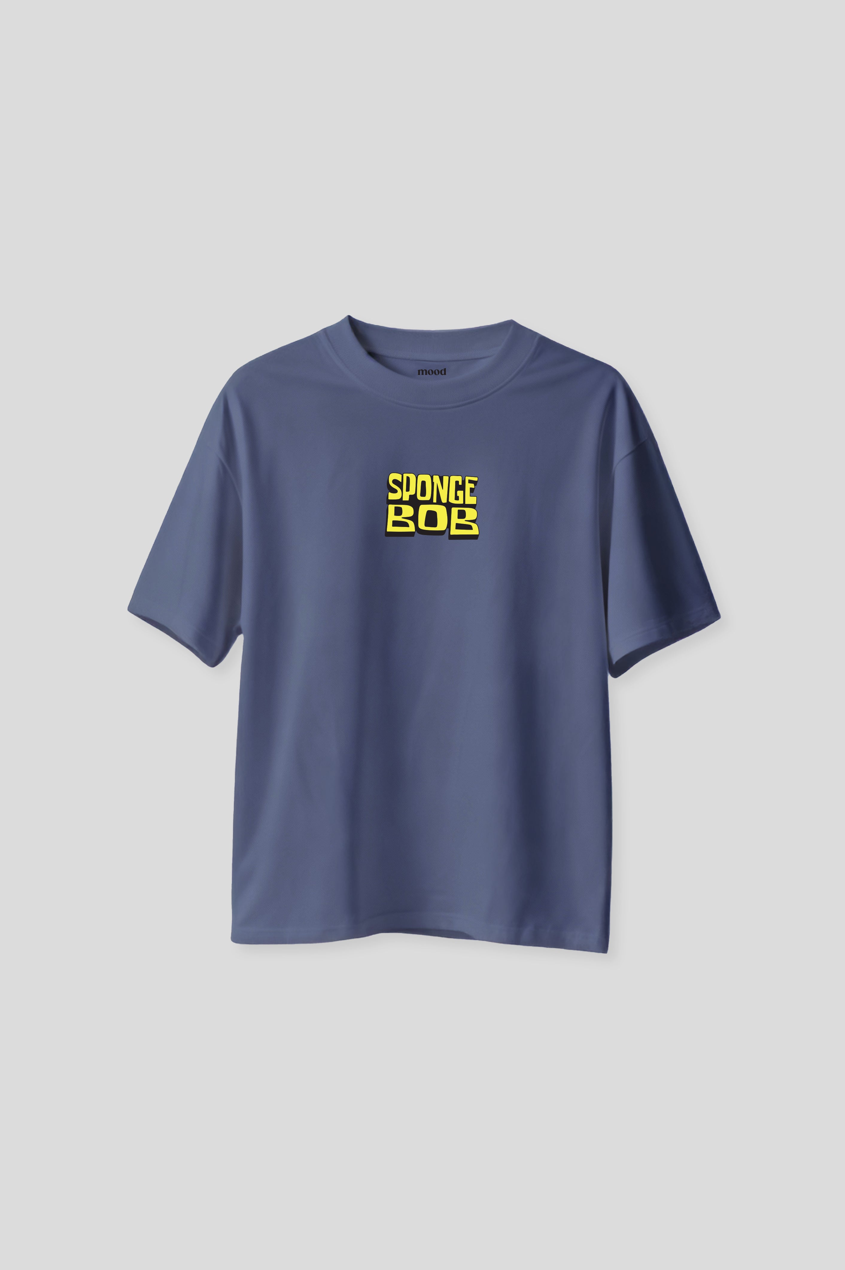 OVERSIZED SPONGEBOB GRAY T-SHIRT