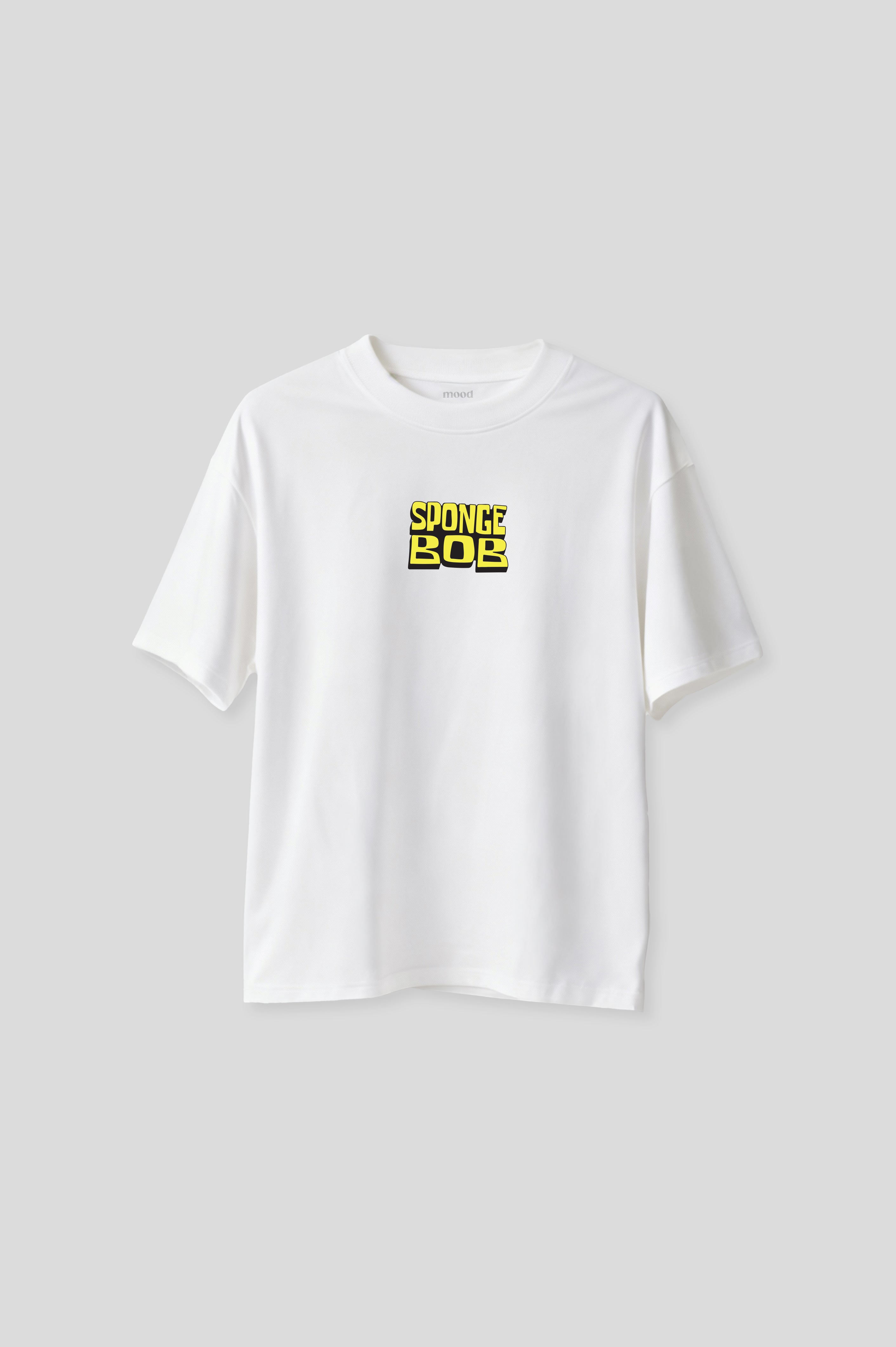 OVERSIZED SPONGEBOB WHITE T-SHIRT